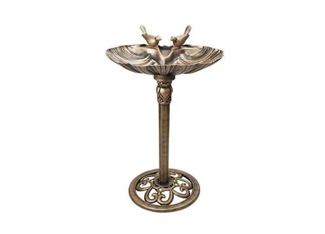 Bird Bath and Feeder Bronze Effect