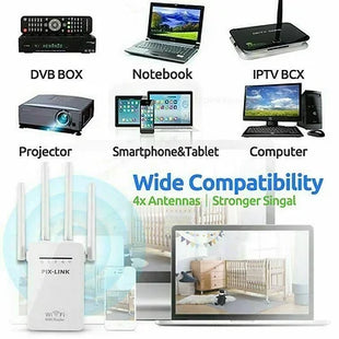 Dual-Band Wifi Signal Amplifier