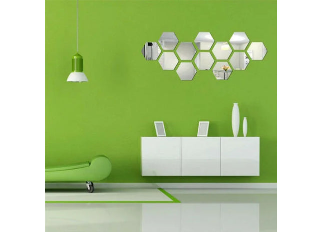 12X 3D Mirror Tiles