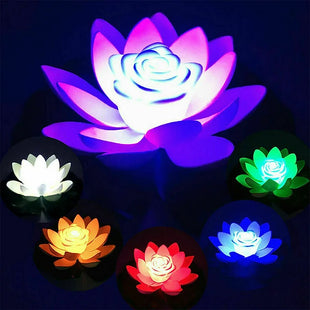 LED Floating Lotus Flower Light