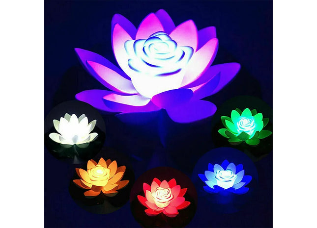 LED Floating Lotus Flower Light