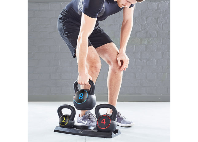 3PC Kettlebell Set 2 4 8 KG