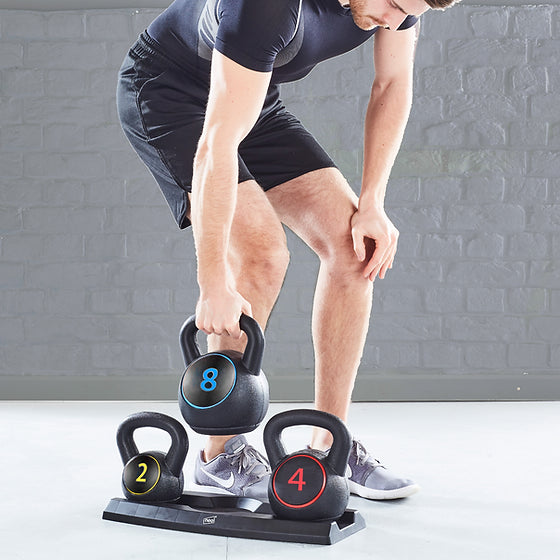 3PC Kettlebell Set 2 4 8 KG