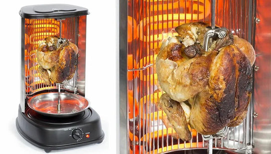 2000W Rotating Vertical Rotisserie Grill