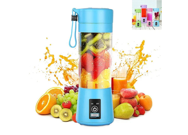 Portable Juice Maker Juicer Cup Electric USB Rechargeable Blender Bottle 380ml