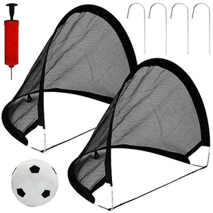 Portable 8 Piece Pop Up Kids Football Goal