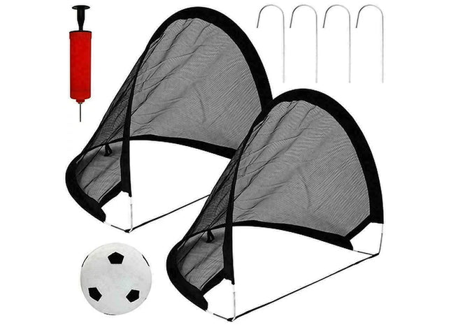 Portable 8 Piece Pop Up Kids Football Goal