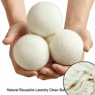 6 Pack Wool Laundry Dryer Balls