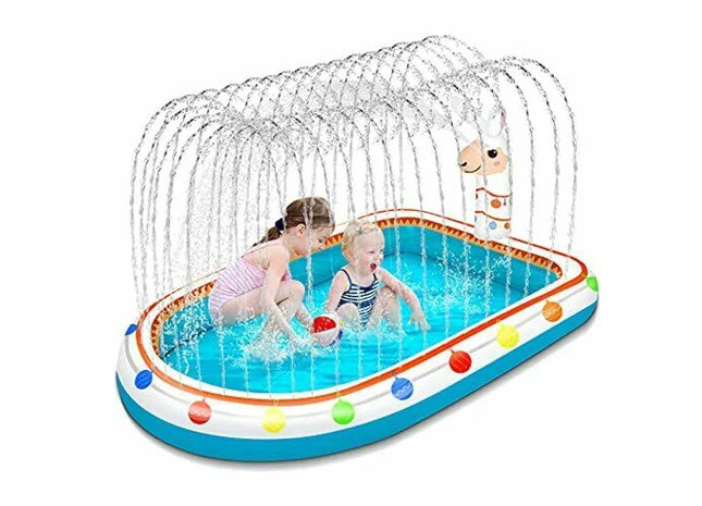 Splash Pad Sprinkler Paddling Pool 67 Inch