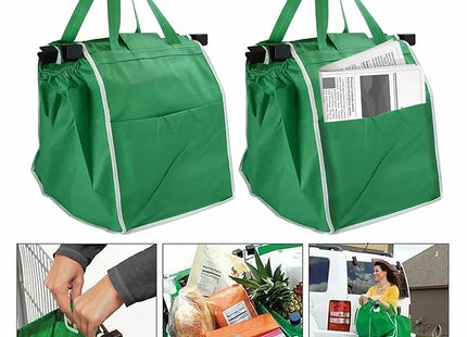 Shopping Trolley Bags Eco Friendly Clip On