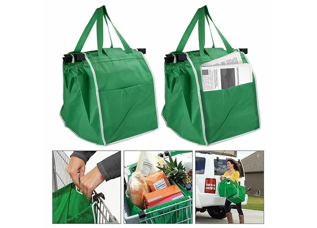 Shopping Trolley Bags Eco Friendly Clip On
