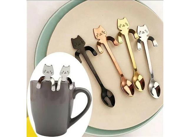 Stainless Steel Cat Spoons