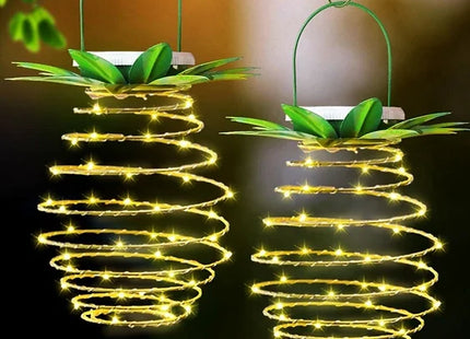Solar Pineapple Hanging Lights