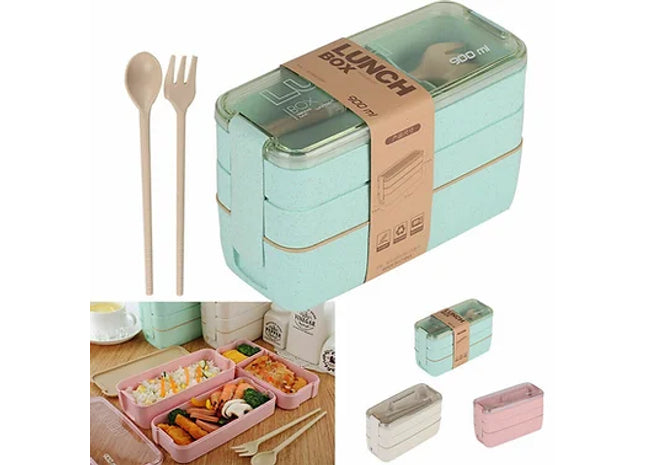 Bento Box Set Food Storage Microwave UK