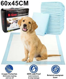50-Pack of Puppy Training Pads