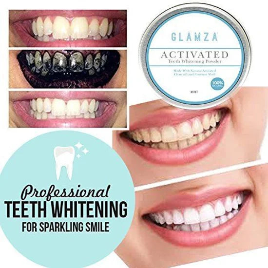 Natural Organic Activated Charcoal Tooth Whitening Powder