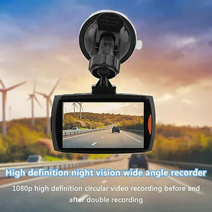 Dashcam LCD With Night Vision 1080P+ 32gb Memory Card