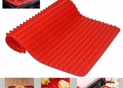 Silicone Pyramid Non-Stick Oven Grill Mat
