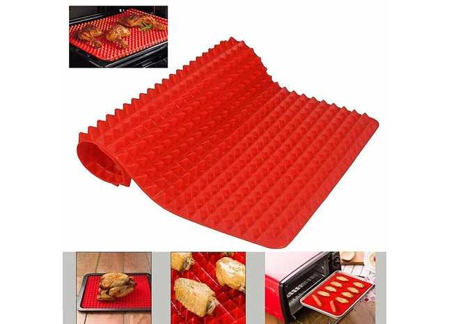Silicone Pyramid Non-Stick Oven Grill Mat