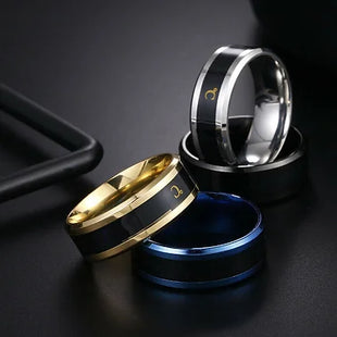 Heat-Sensitive Thermometer Titanium Steel Ring