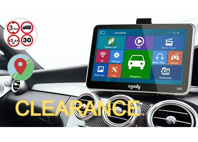 XGODY 560 5.0Inch Resistive Touch Screen Car & truck GPS Navigation