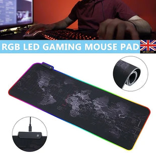 Jumbo Old Map Keyboard & Mouse Pad