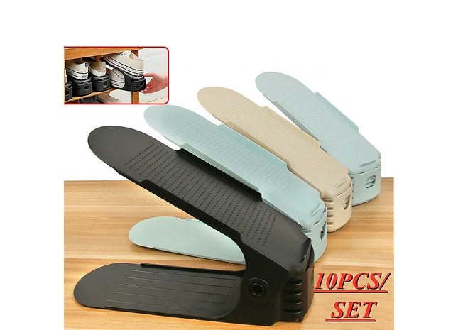 Pack of 10 Adjustable Shoe Slots