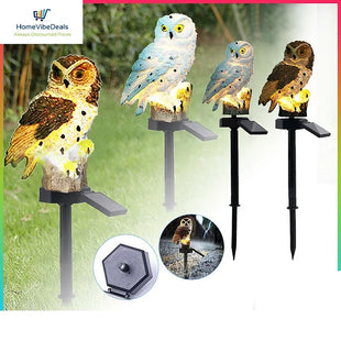 Owl Solar Garden Light