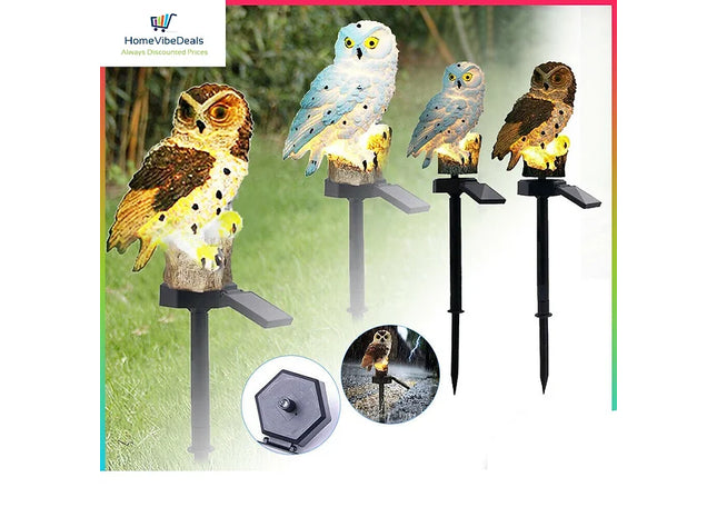 Owl Solar Garden Light