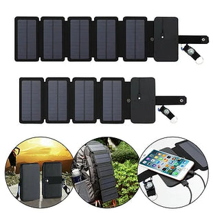 Folding Solar Panel USB Power Bank