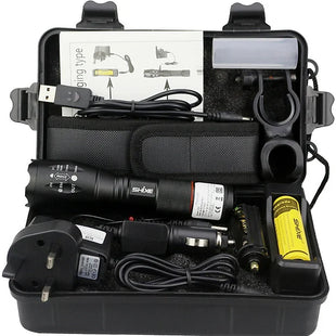 Military LED Torch With Case