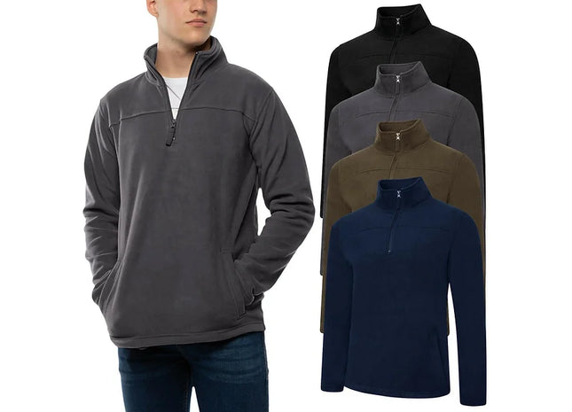 Mens Half Zip Fleece Jacket