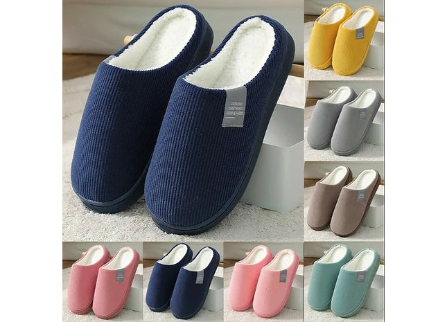 Unisex Women Men/Slip On Fleece Lined