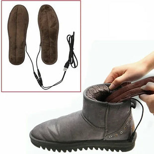 Heated Shoe Insoles USB Electric Powered