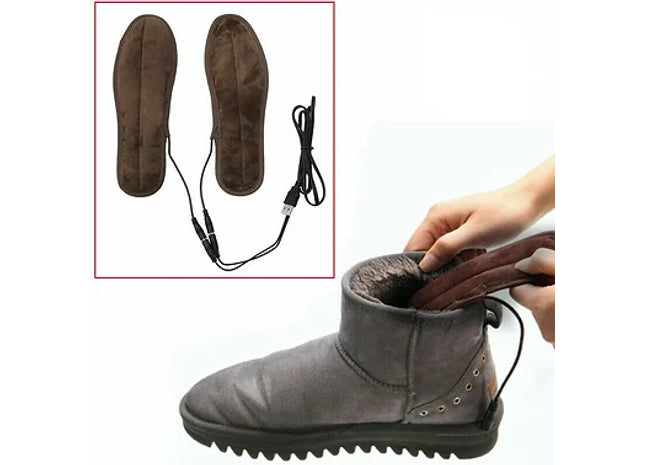 Heated Shoe Insoles USB Electric Powered