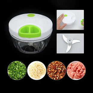 Manual Pull Rope Food Vegetable Chopper