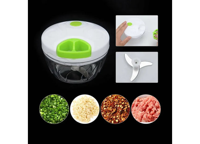 Manual Pull Rope Food Vegetable Chopper