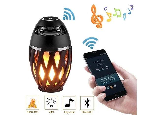 Wireless Flame Effect Bluetooth Speaker