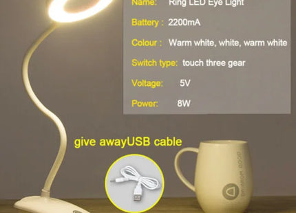 LED USB Clip On Light