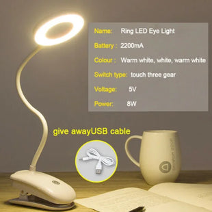 LED USB Clip On Light