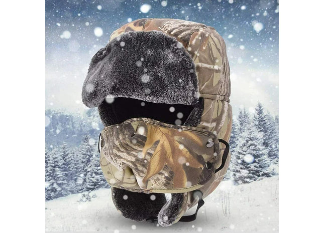 Mens Unisex Winter Thicken Warm Earmuff Hat