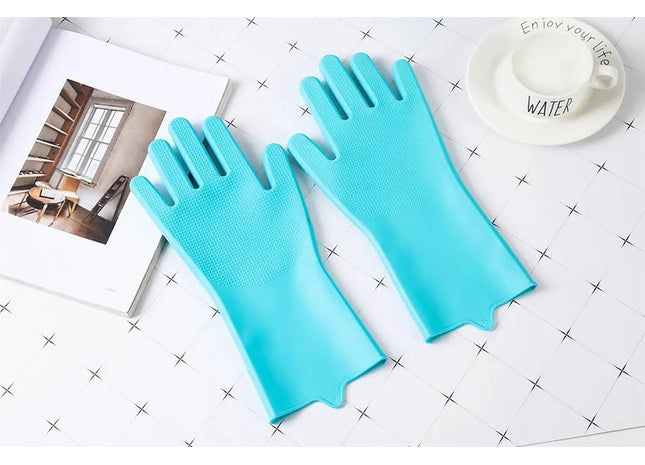 Magic Washing Up Silicone Gloves