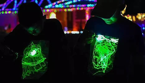 Adults Interactive Glow In The Dark Shirt