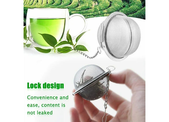 2 Pack Tea Strainer Infuser Ball-Stainless Steel Mesh