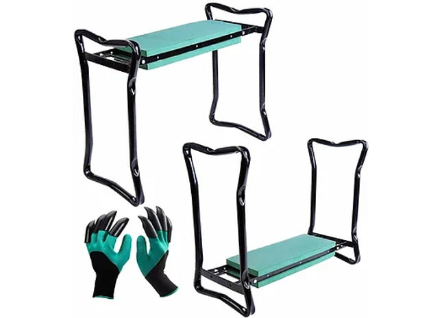 Garden Kneeler With Free Claw Gloves