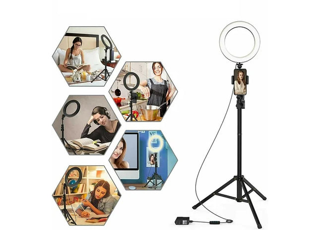 10" LED Ring Light Phone Selfie Tripod