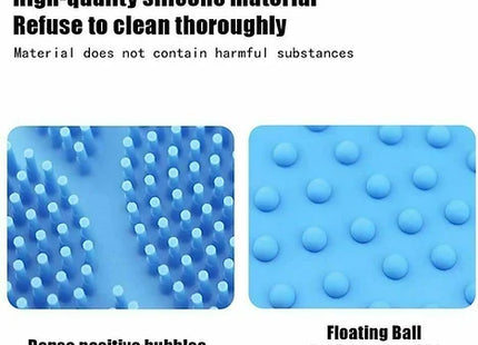 Double-Sided Silicone Shower Body Scrubber