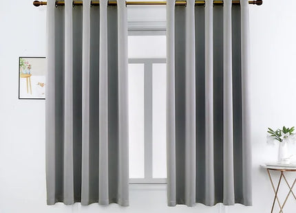 Pair Ready Made Thick Blackout Curtains