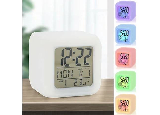 Products Alarm Clock 7 Colours