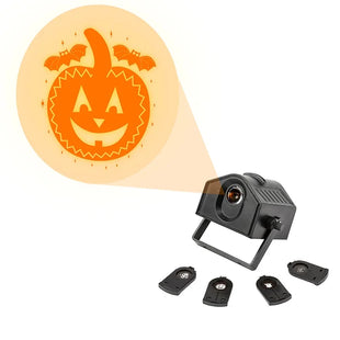 Orange Halloween Projector x4 Designs